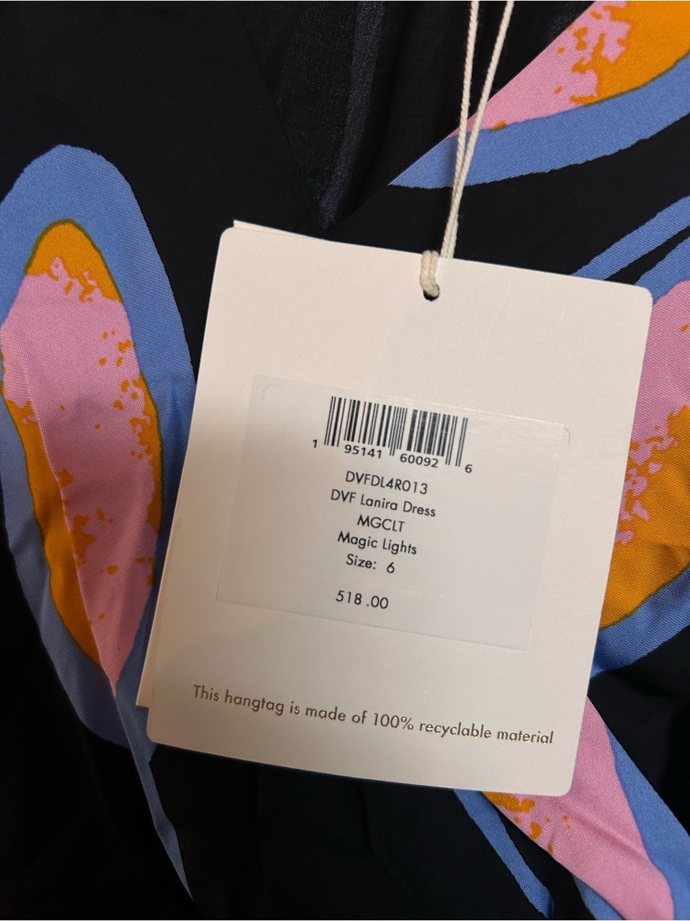 NWT - Diane Von Furstenberg Lanira Maxi Dress in Magic Lights - Picture 3 of 4